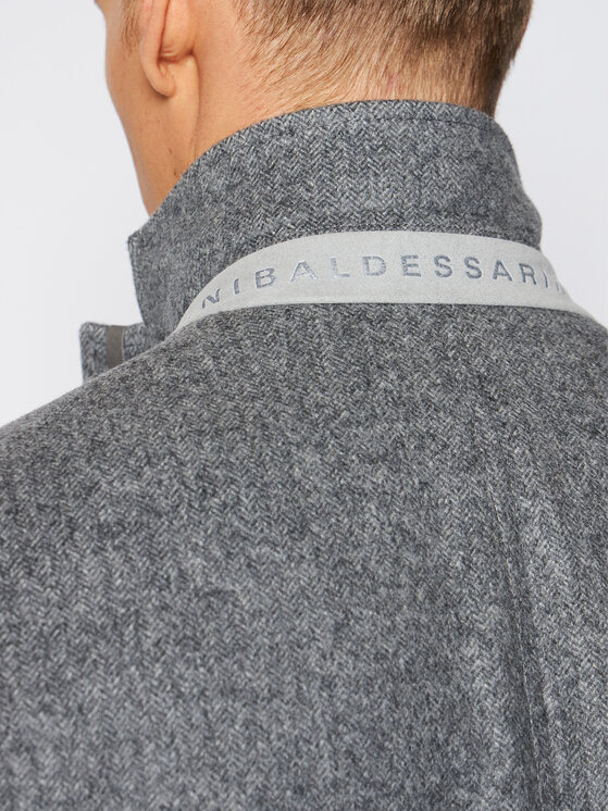 Baldessarini Baldessarini Vilnas mētelis Duncan 18654 8891 Pelēks Regular Fit