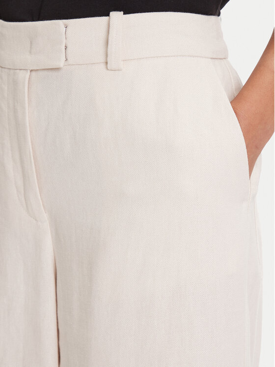 Marc O'Polo Marc O'Polo Παντελόνι υφασμάτινο 503 0066 10053 Μπεζ Wide Fit