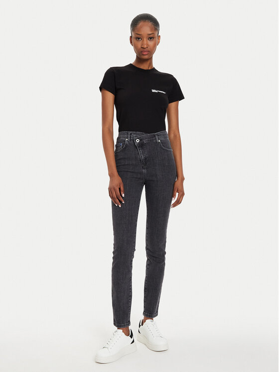 Karl Lagerfeld Jeans Karl Lagerfeld Jeans T-särk 241J1700 Must Slim Fit