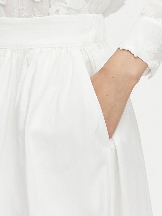 Vero Moda Vero Moda Maxi szoknya Friba 10346845 Fehér Regular Fit