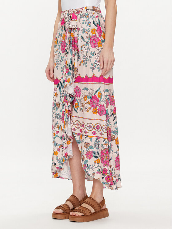 Maaji Gonna midi PT1572CKL007 Rosa Regular Fit, taglia : S