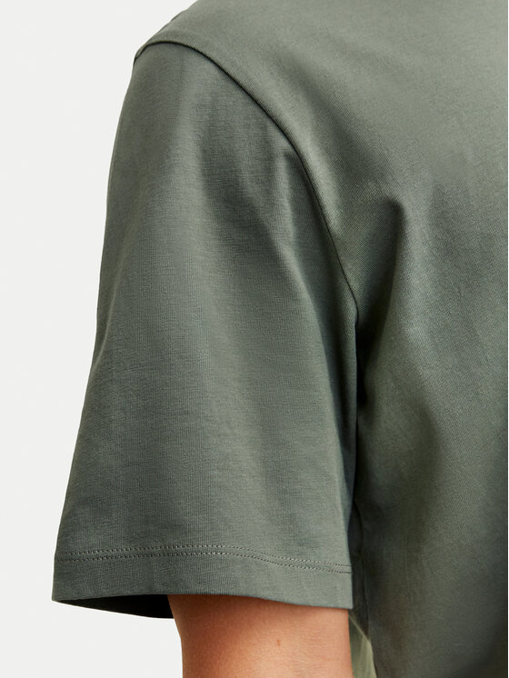 Jack&Jones Jack&Jones Marškinėliai Organic Basic 12156101 Žalia Standard Fit