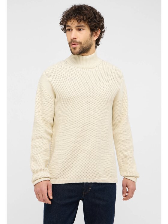 Mustang Mustang Maglione Style Elwood Beige Regular Fit