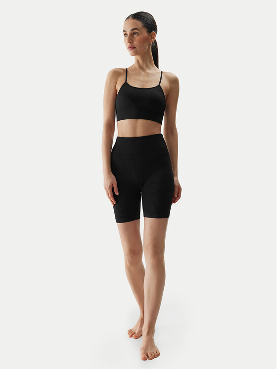 4F 4F Велосипедки 4FWSS24TFSHF498 Чорний Slim Fit