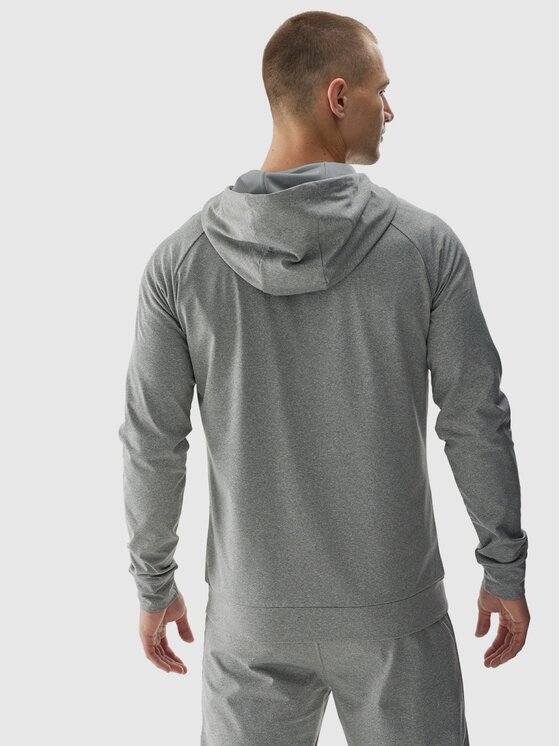 4F 4F Felpa tecnica 4FWAW24TFSWM403-25M Grigio Regular Fit