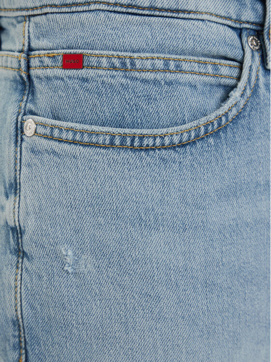 HUGO HUGO Teksad 50556047 Helesinine Extra Slim Fit