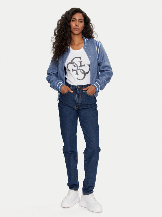 Guess Jeans Guess Jeans Τζιν W4YA0D D5CC2 Σκούρο μπλε Regular Fit