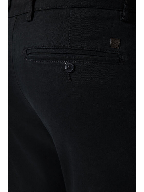 Lancerto Lancerto Chinosy Gareth SP082222000003 Czarny Slim Fit