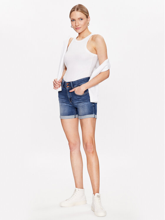 LTB LTB Szorty jeansowe Becky X 60645 15094 Niebieski Slim Fit