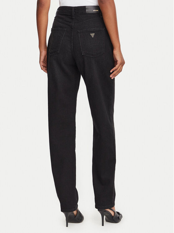 Guess Guess Jeansy W6YA3J D1544 Czarny Tapered Leg