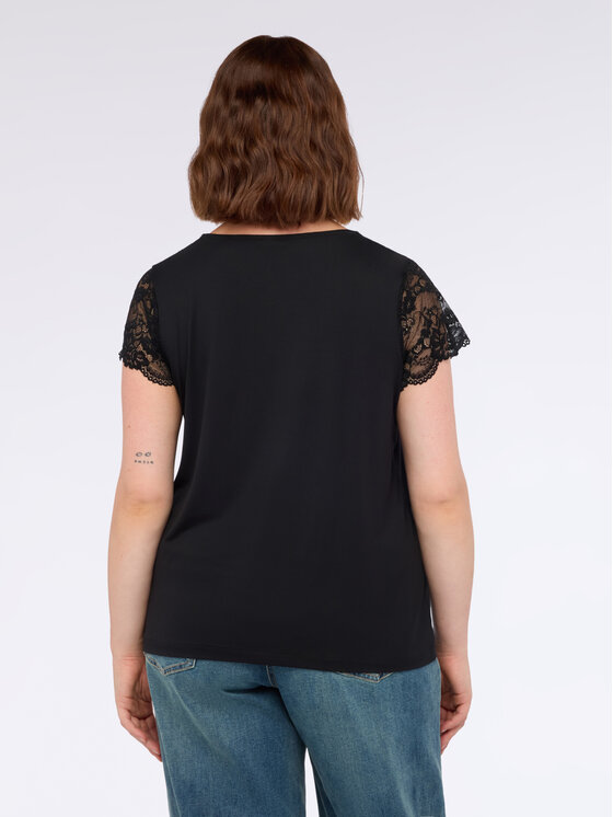 Fiorella Rubino Fiorella Rubino T-shirt G093L108580N033 Nero Regular Fit