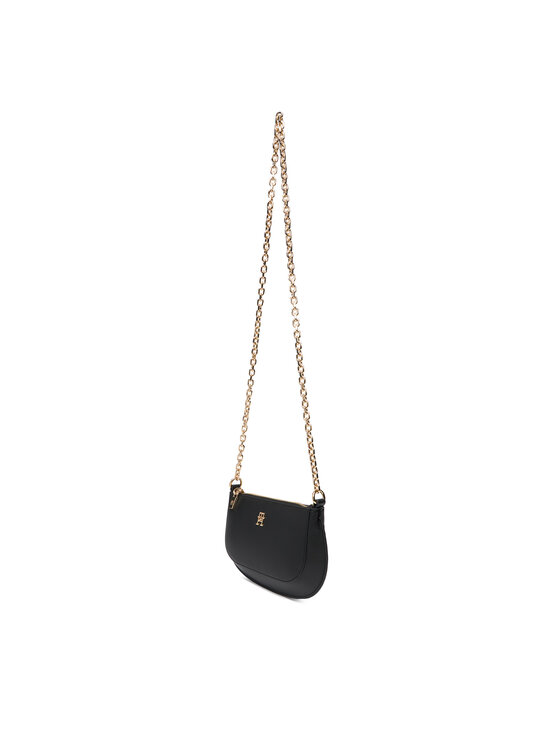 Tommy Hilfiger Tommy Hilfiger Kabelka Th Glam Mini Chain Crossover AW0AW18142 Čierna