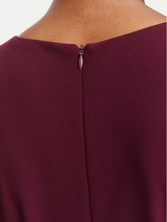 Rinascimento Rinascimento Coctailkleid CFC0131140003 Dunkelrot Regular Fit