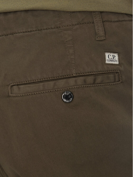 C.P. Company C.P. Company Szorty materiałowe 18CMBE116A005694G Zielony Regular Fit