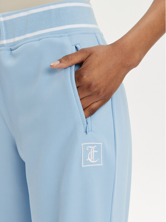 Juicy Couture Juicy Couture Spodnie dresowe Kurt JCSBJ224418 Błękitny Regular Fit