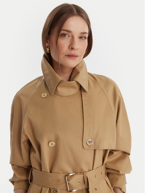 MICHAEL Michael Kors MICHAEL Michael Kors Tenchcoat MR620FLKQH Beige Oversize