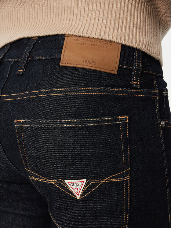 Guess Guess Jeans M6BAS2 D2042 Dunkelblau Slim Tapered Fit