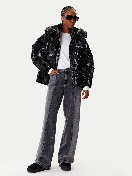 Karl Lagerfeld Jeans Karl Lagerfeld Jeans Зимно яке A4W15020 Черен Regular Fit