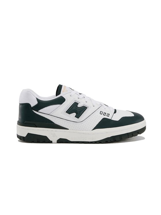 New Balance New Balance Sneakersy New Balance 550 White Dark Green 37.5 Zielony
