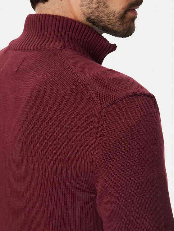 Gant Gant Svetr 8030170 Bordó Regular Fit