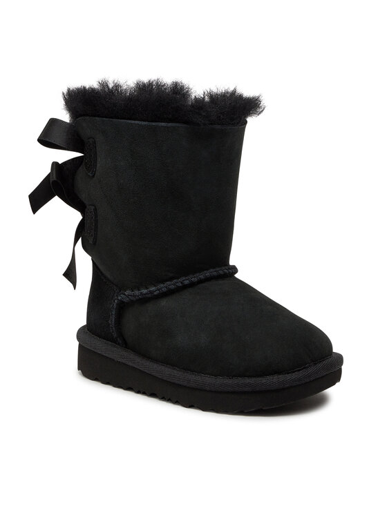 Ugg Ugg Μπότες Χιονιού T Bailey Bow II 1017394T Μαύρο