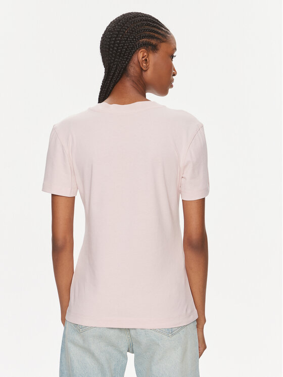Calvin Klein Jeans T-shirt Monologo Slim Tee J20J222564 Ružičasta Slim Fit