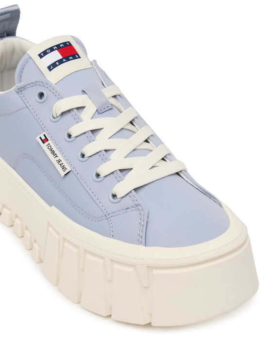 Tommy Jeans Tommy Jeans Sneakersy Tjw Flatform Chunky Sneaker EN0EN03036 Niebieski
