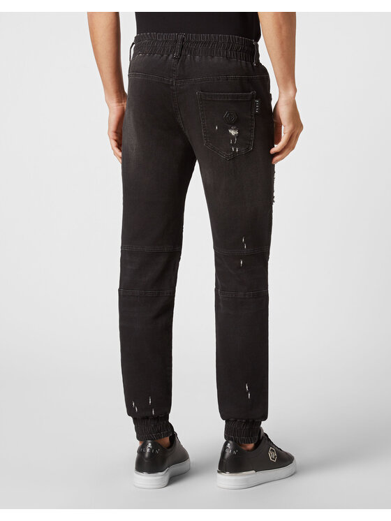 PHILIPP PLEIN PHILIPP PLEIN Jeansy 1371 Šedá Jegging Fit