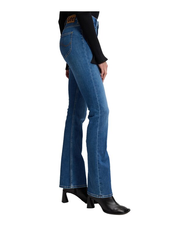 Lee Lee Jeansy 112385814 Niebieski Bootcut Fit