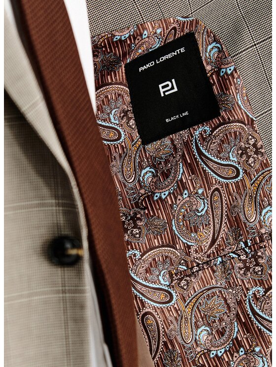 Pako Lorente Pako Lorente Marynarka P26SF-3G-020 Brązowy Slim Fit