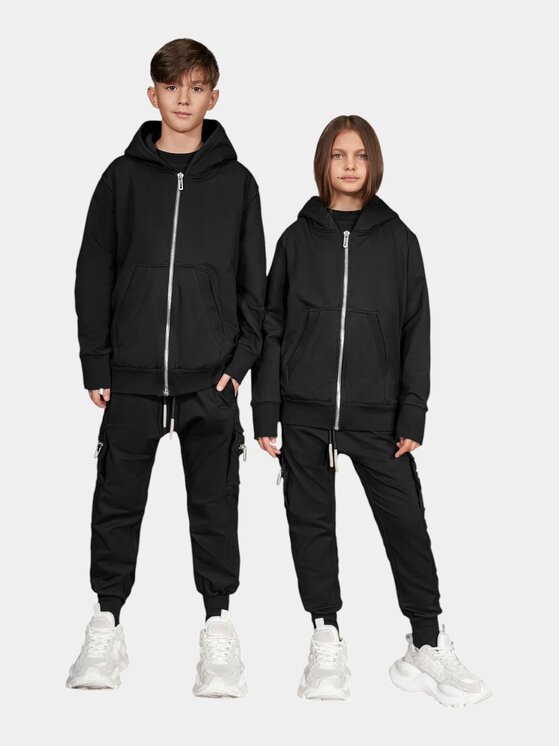 MADE BY SOCIETY MADE BY SOCIETY Kurtka przejściowa WIDE - H37680 Czarny Basic Fit