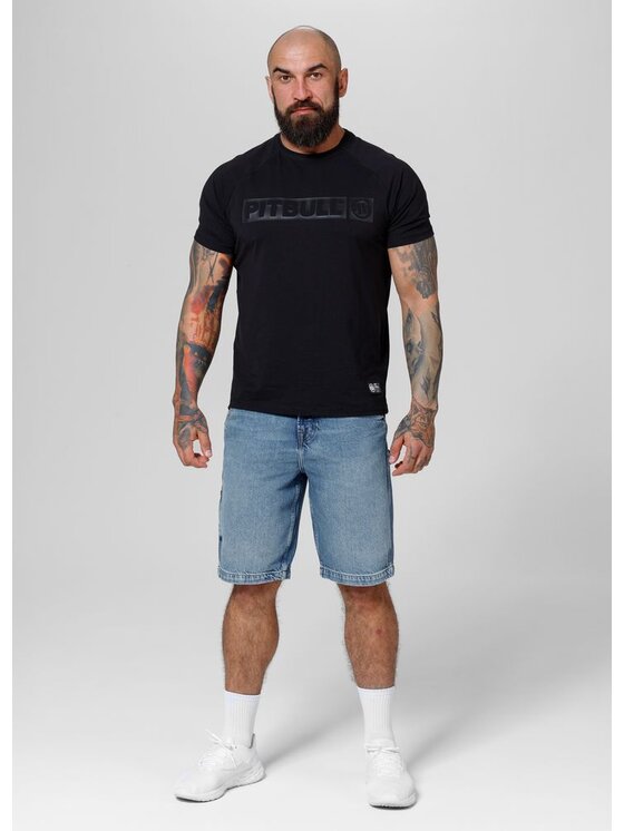 PITBULL PITBULL Szorty jeansowe Carpenter Niebieski Regular Fit