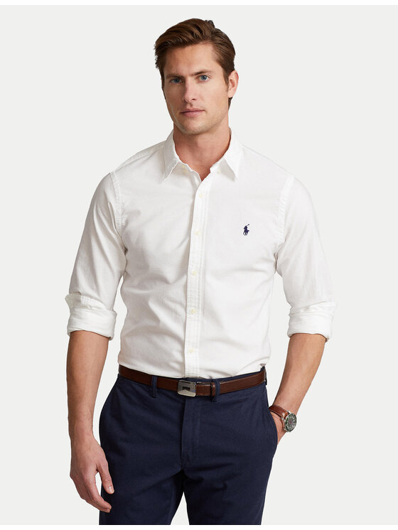 Polo Ralph Lauren Krekls Classics 710736557 Balts Slim Fit