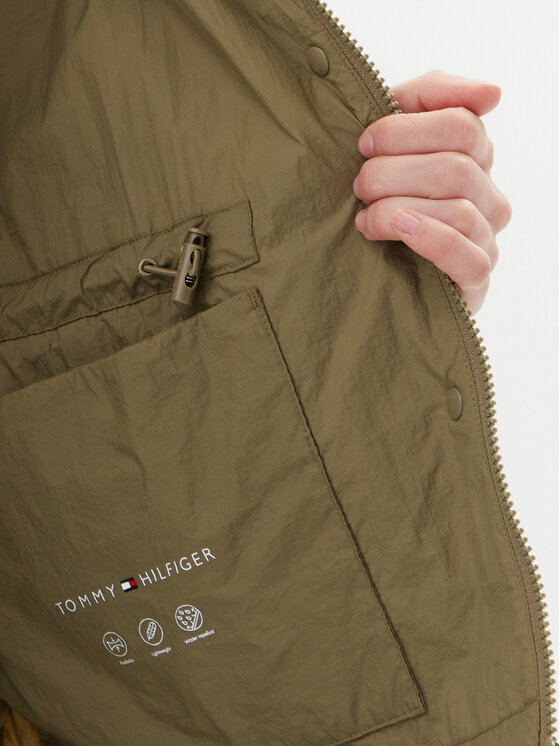 Tommy Hilfiger Tommy Hilfiger Geacă de vânt WW0WW46444 Kaki Relaxed Fit