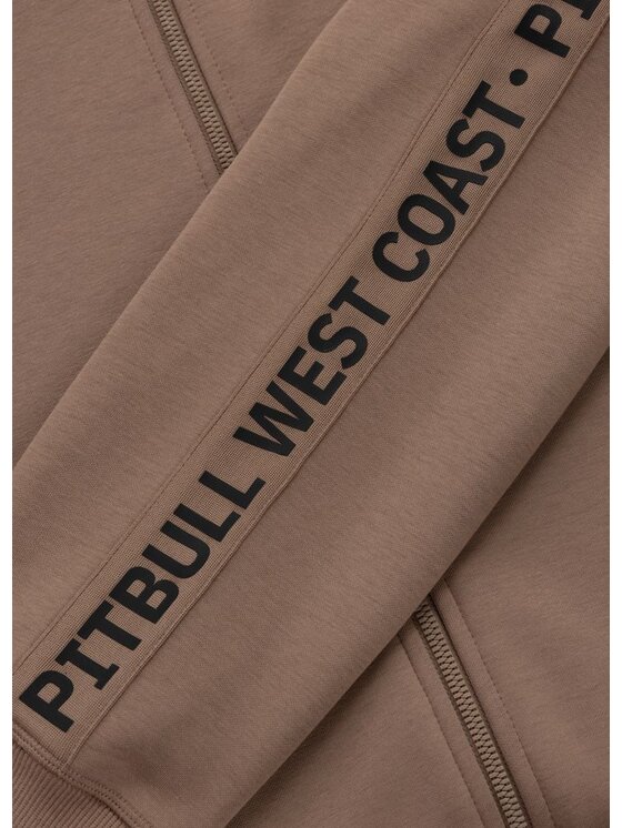 PITBULL PITBULL Bluza ARBOR TAPE Brązowy Regular Fit