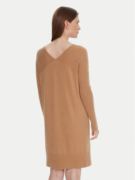 United Colors Of Benetton United Colors Of Benetton Kootud kleit 1044DV02C Beež Relaxed Fit