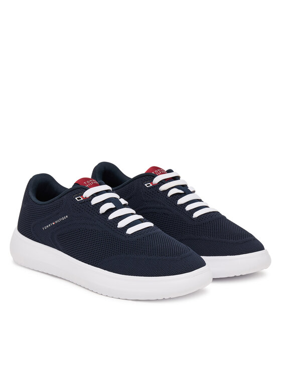 Tommy Hilfiger Tommy Hilfiger Snīkeri Th Modern Lightcup Knit FM0FM05886 Tumši zils
