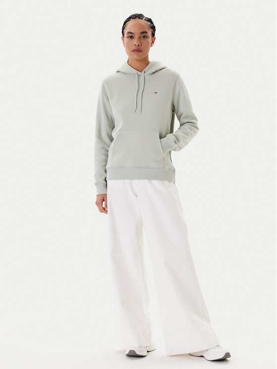 Tommy Jeans Tommy Jeans Felpa Flag DW0DW19958 Verde Regular Fit