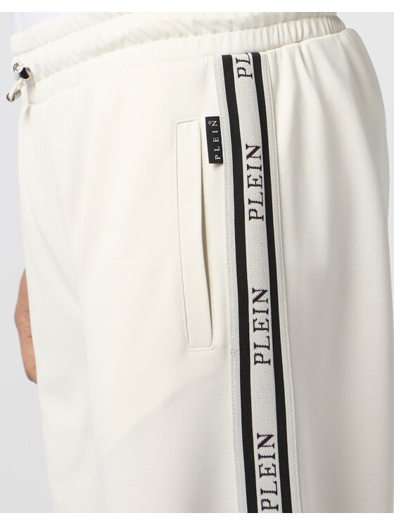 PHILIPP PLEIN PHILIPP PLEIN Spodnie dresowe 29716 Biały Jogger Fit