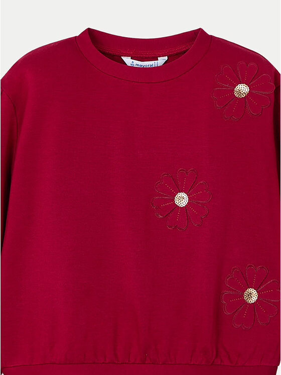 Mayoral Mayoral Bluza 4478 Czerwony Regular Fit