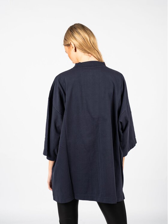 Gap Gap T-Shirt 719614 TMVQ2 Tmavomodrá Oversize