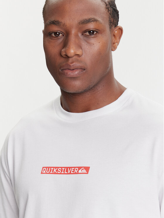 Quiksilver Quiksilver Majica Dna Clicker Tee EQYZT08207 Bela Comfort Fit