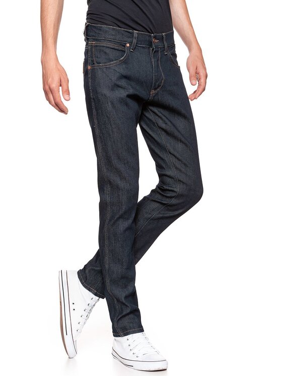 Wrangler Wrangler Jeansy LARSTON Niebieski Slim Fit