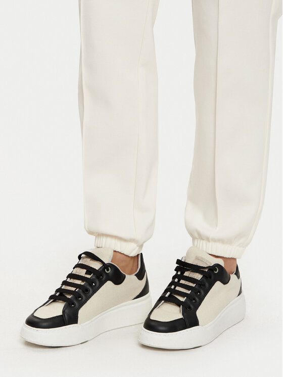 Guess Guess Jogginghose V5RB13 KC3D2 Écru Regular Fit