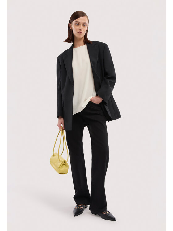 Trussardi Trussardi Spodnie materiałowe P7059000362N033 Czarny Regular Fit