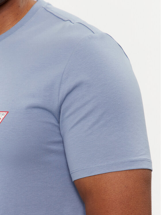 Guess Guess T-shirt M2YI24 J1314 Blu Slim Fit