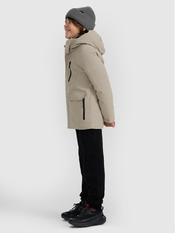 4F 4F Kurtka przejściowa OUTERWEAR Brązowy jasny Regular Fit