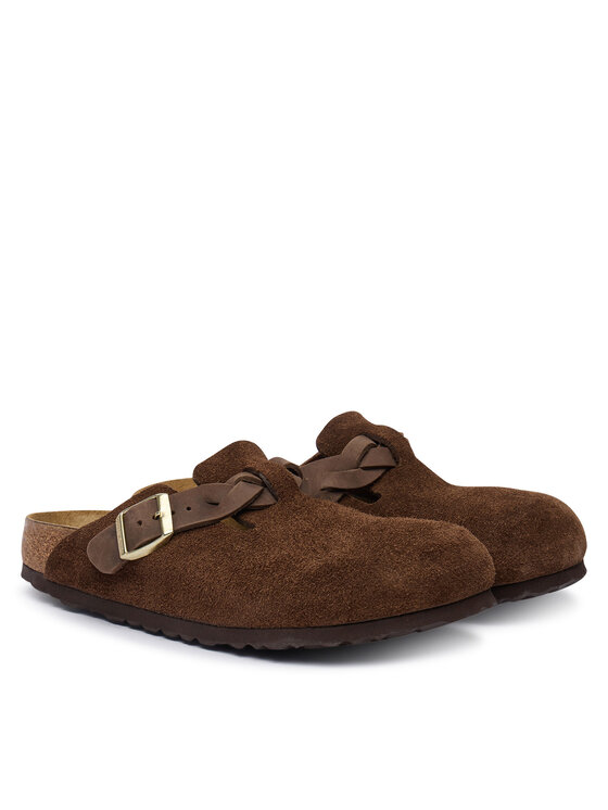 Birkenstock Birkenstock Papucs Boston Braided 1031716 Barna