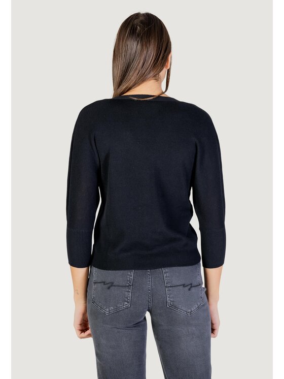 Morgan De Toi Morgan De Toi Cardigan 251-MBATSI Nero Casual Fit