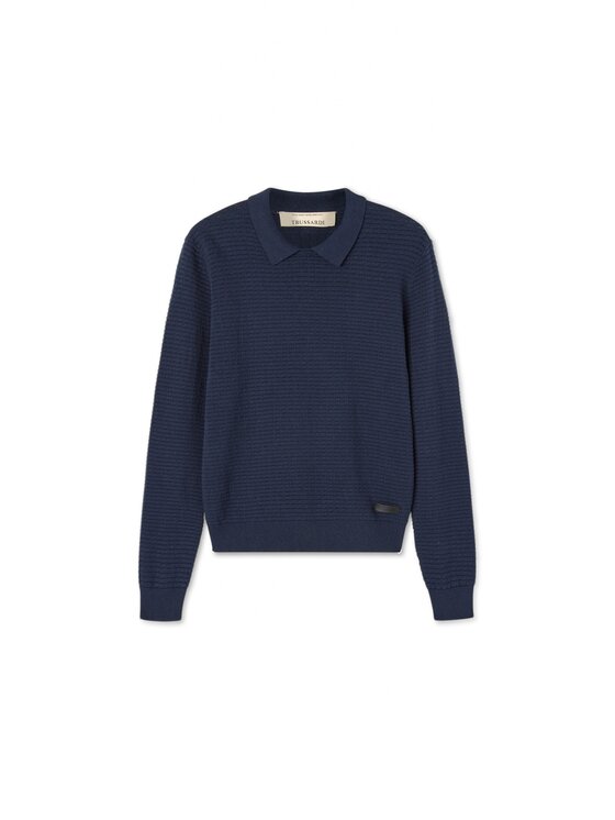 Trussardi Trussardi Cardigan M0128000110N0A3 Blu Regular Fit